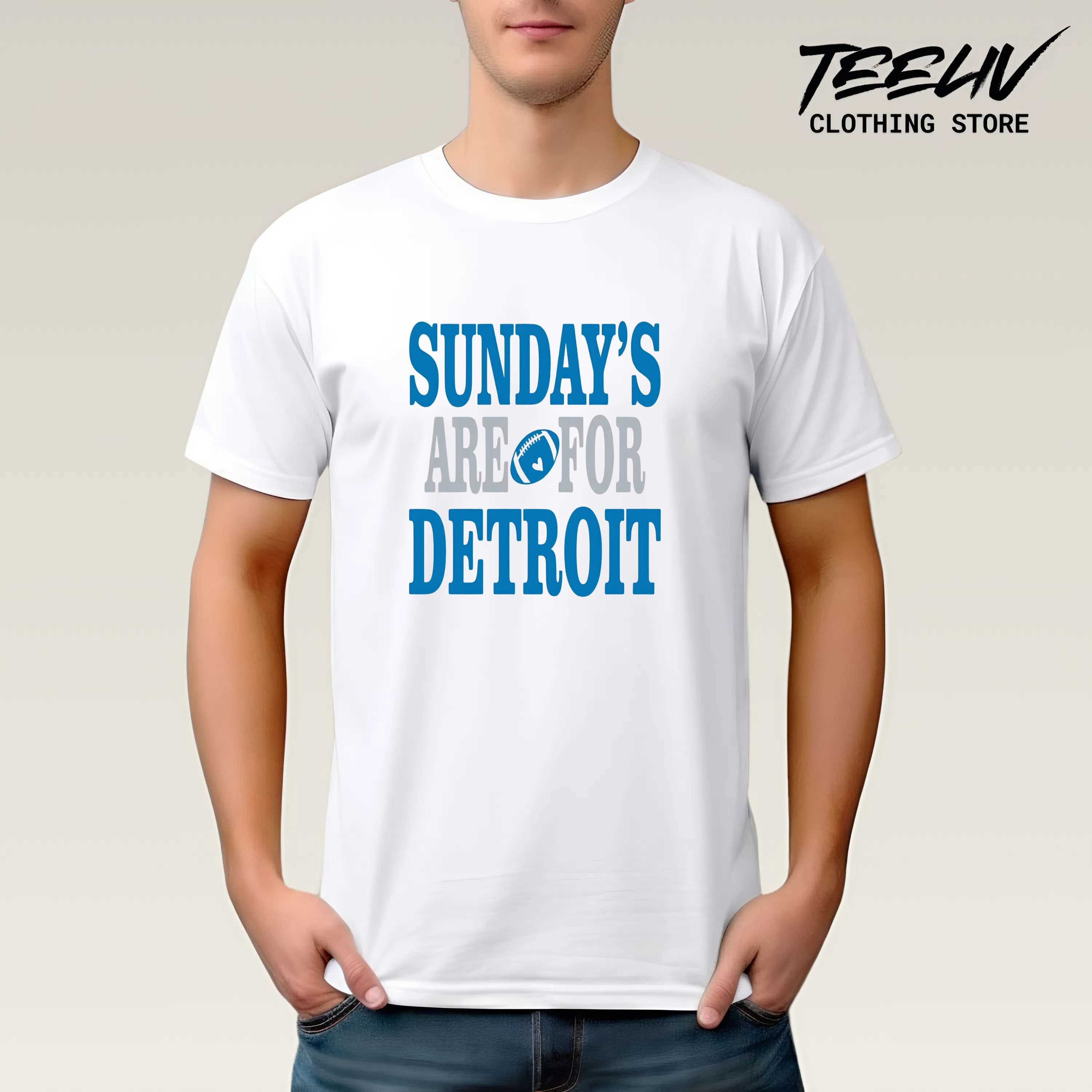 Sunday Is Are For Detroit Unisex Game Day Shirt